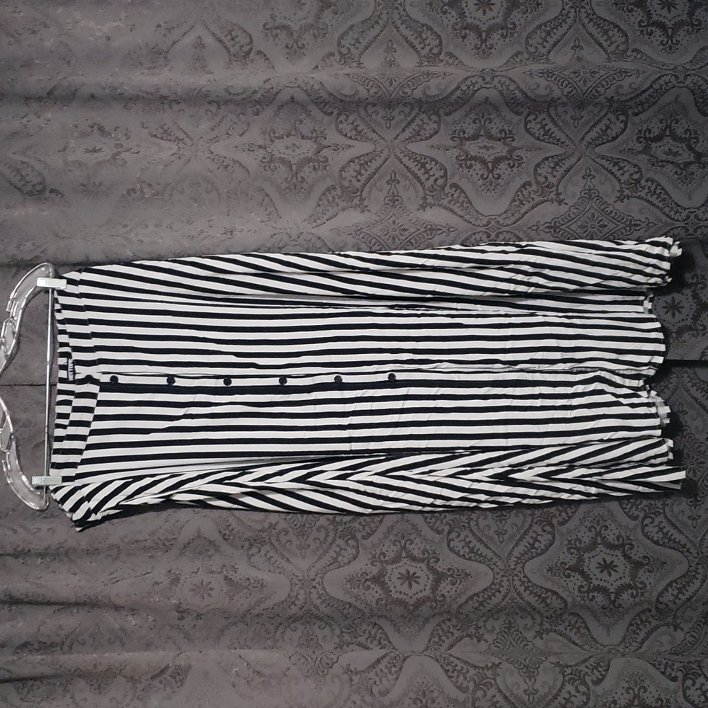 Black and white maxi Skirt